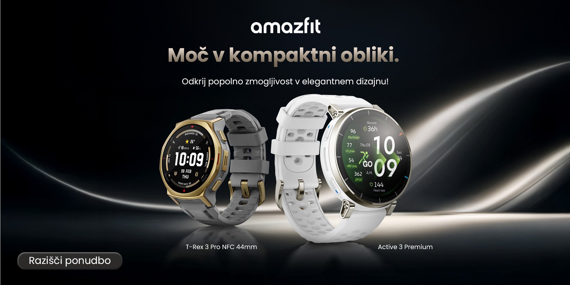 Amazfit t-rex 3 pro in active 3